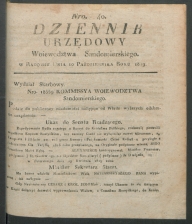 dziennik urzedowy woj.sandomierskiego 1819-40-00001